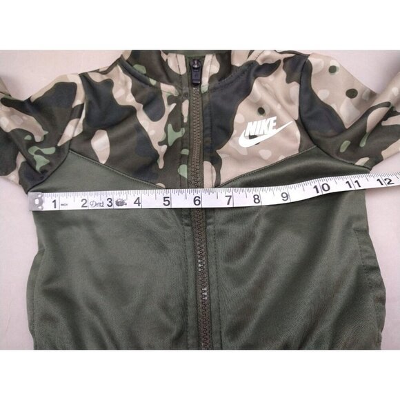 NIKE Jacket Toddlers Size 12 Month Green Camouflage Therma Dri Fit Full Zip 12M - Picture 3 of 6